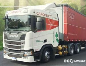 Cargolift instala kit para combustível híbrido GNV+Diesel S10 no Scania R500 6×4