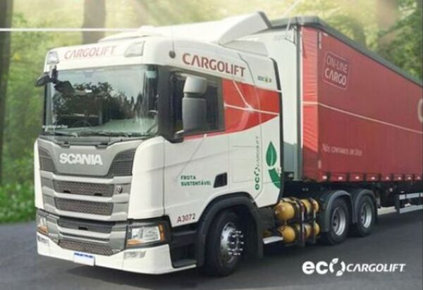 Cargolift instala kit para combustível híbrido GNV+Diesel S10 no Scania R500 6×4