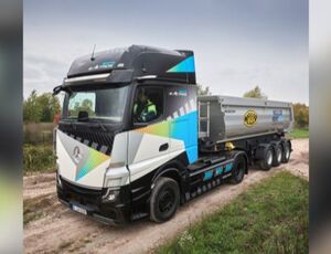 Mercedes-Benz Trucks eletrifica o segmento da Construção com o eActros LongHaul