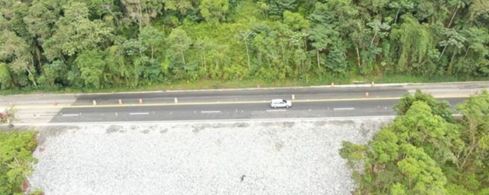 Obras na Rio-Santos (BR-101) são concluídas na região de Ubatuba (SP)