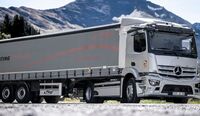 eActros de 40t enfrenta subidas de mais de 1.800m na Áustria