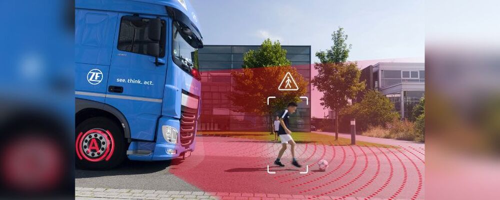 ZF exibe a tecnologia inteligente para a segurança nas estradas 