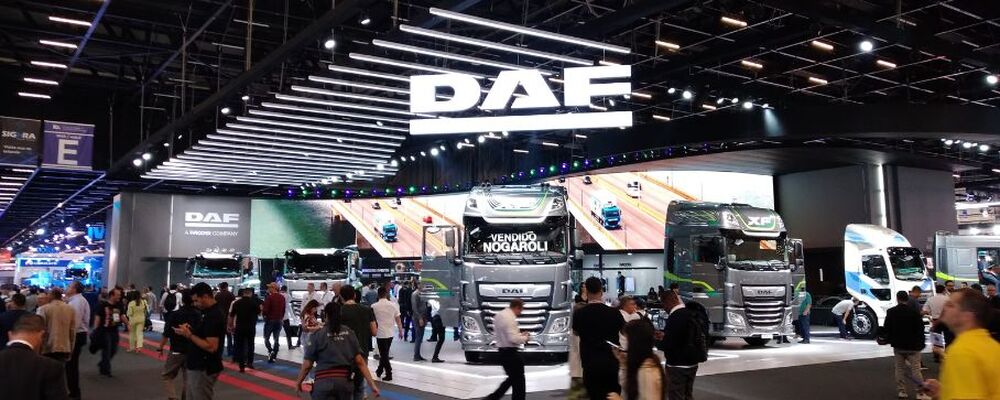 DAF expõe sua nova linha de caminhões Euro 6