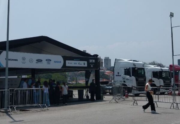 Marcas oferecem Test Drive em caminhões durante a Fenatran 2022