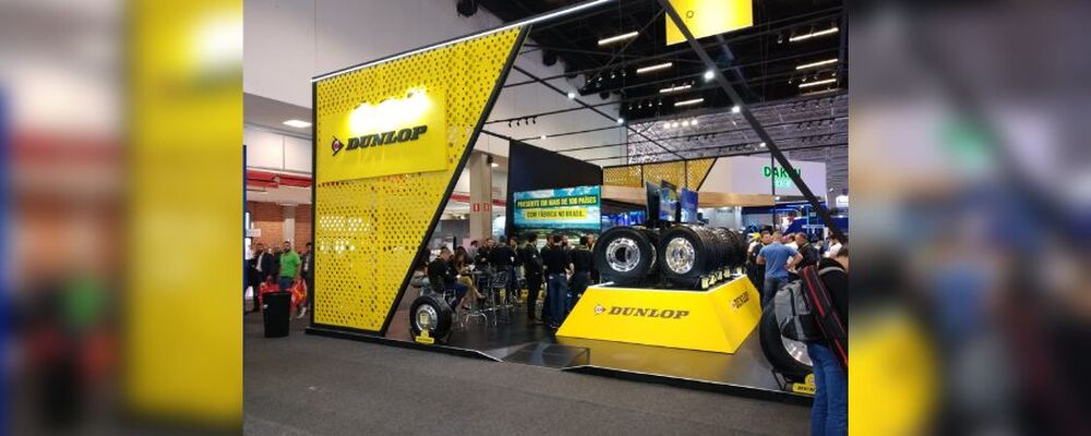 Dunlop leva tecnologia e segurança para a Fenatran 2022