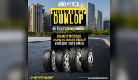 Dunlop e Falken oferecem frete grátis na Yellow Friday
