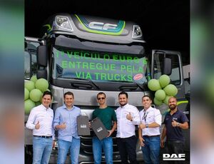 DAF entrega o seu primeiro caminhão com motorização Euro 6 no Brasil 