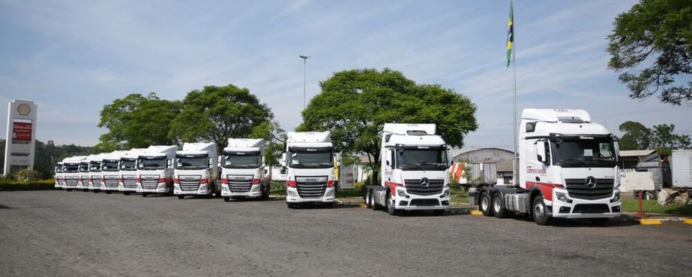 Coopercarga amplia frota com a aquisição de 80 caminhões 