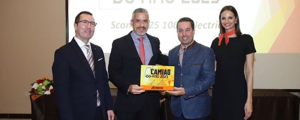Scania P25 Electric vence Prêmio Caminhão do Ano 2022, em Portugal 