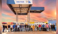 Vector inaugura primeiro ponto de abastecimento para caminhoneiros
