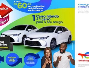 Promoção da TotalEnergies sorteia carros híbridos e centenas de prêmios semanais