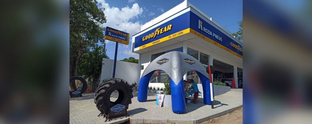 Roda Pneus, revendedor Goodyear, inaugura loja em na cidade de Santiago, RS