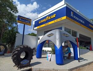 Roda Pneus, revendedor Goodyear, inaugura loja em na cidade de Santiago, RS