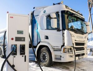 Scania entrega maior caminhão elétrico, de 66 toneladas, da Noruega 