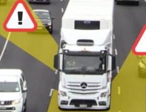 CCR ViaOeste realiza ação de “Ponto Cego” para caminhoneiros na rod. Castello Branco