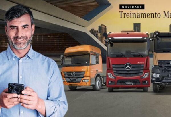 Mercedes-Benz oferece treinamento sobre tecnologias e inovações para motoristas de caminhão