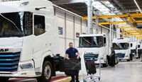 DAF inaugura fábrica de montagem de caminhões elétricos na Holanda