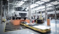 Produção de caminhões recua 28,6% no primeiro quadrimestre