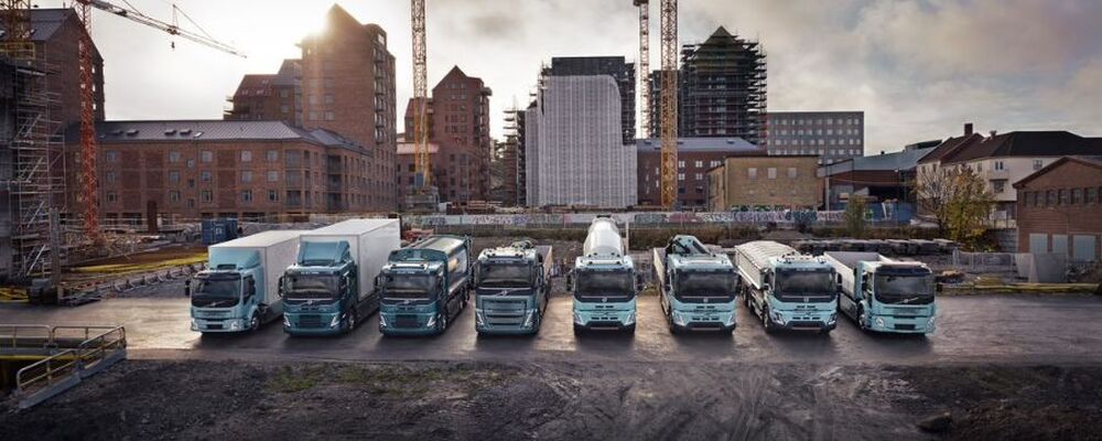 Volvo recebe pedido recorde de 1.000 caminhões elétricos na Europa