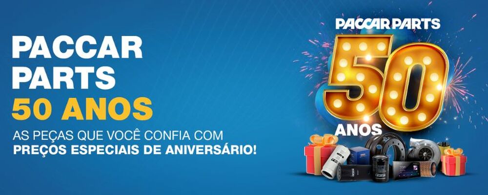 Paccar Parts comemora 50 anos com Promoção Nacional
