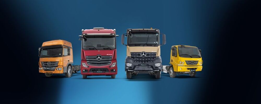 Mercedes-Benz oferece taxa de 0.99% a.m e pagamento em até 60 meses para financiamento de caminhões