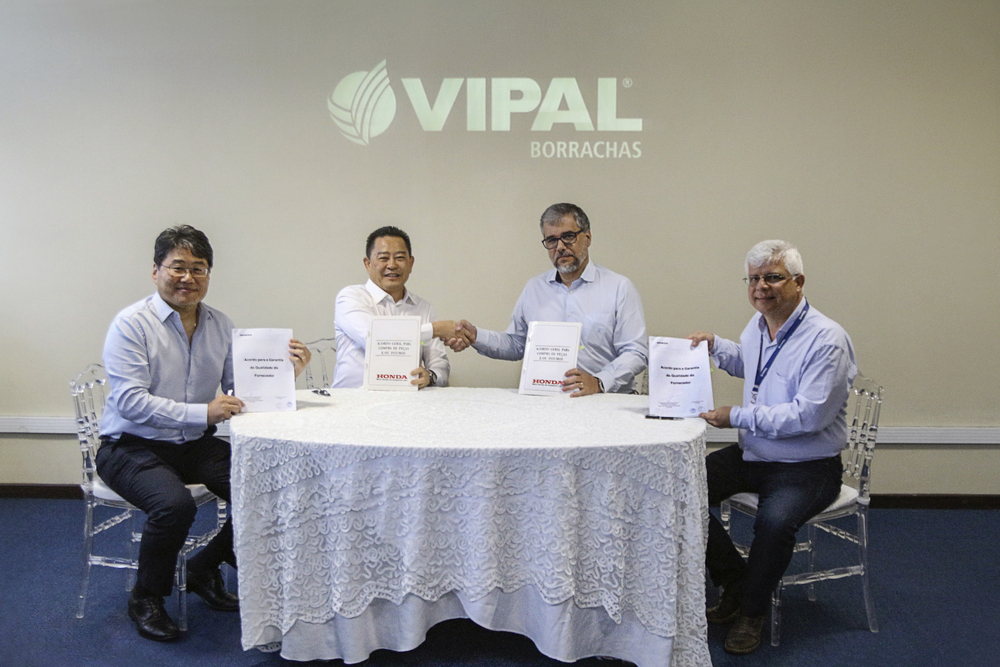 Vipal Borrachas é a nova fornecedora de pneus para as motocicletas Honda fabricadas no país