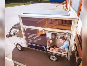 Novidade: veja o caminhão Eco-friendly, da Electrolux experimenta modelo movido a energia solar 