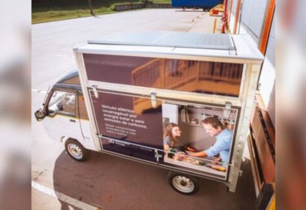 Novidade: veja o caminhão Eco-friendly, da Electrolux experimenta modelo movido a energia solar 