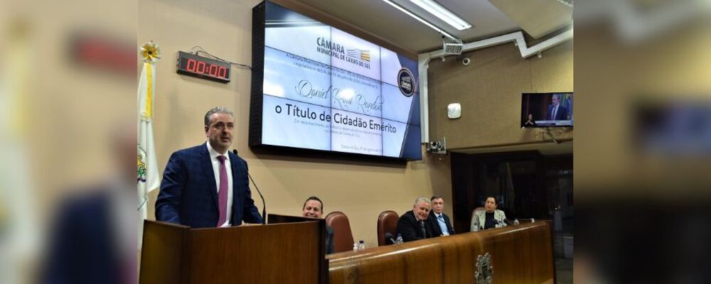 Presidente da Randoncorp recebe título de Cidadão Emérito de Caxias do Sul (RS) 