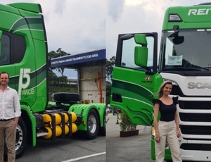 Reiter Log festeja 15 anos recebendo Scania R 410 movido a gás natural veicular (GNV) e/ou biometano