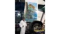 Pintura de caminhões: conheça Elvis Fabiano, o artista que transforma veículos em telas de arte