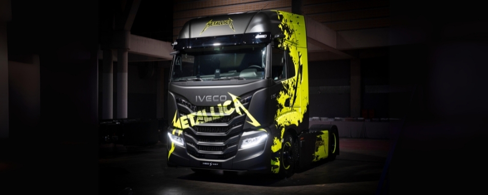 Iveco e Metallica firmam parceria e S-Way ganha série especial para a turnê da banda