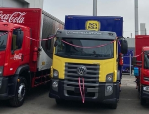Coca-Cola adquire mais 144 caminhões Volkswagen no Peru