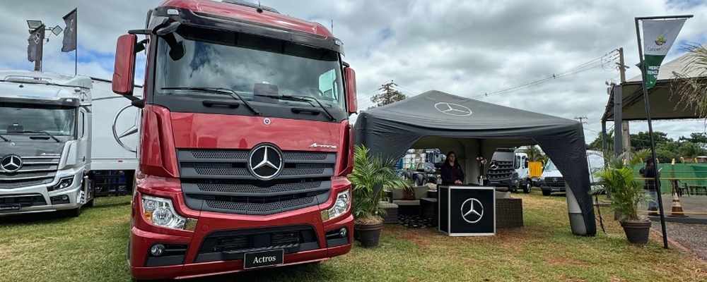 Mercedes-Benz Caminhões apresenta soluções para o agronegócio na 17ª Coopershow