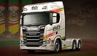 Scania Suvesa lança edição especial de caminhão em comemoração aos 60 anos