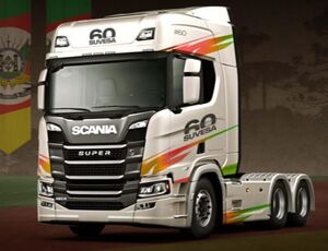 Scania Suvesa lança edição especial de caminhão em comemoração aos 60 anos