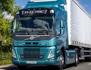 Início das operações experimentais de caminhões pesados elétricos da Volvo no Brasil