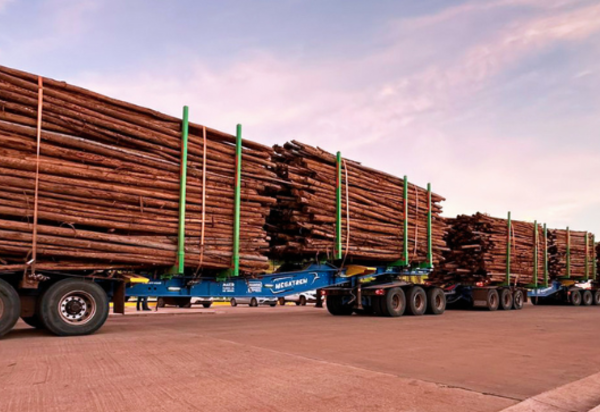 Manos Implementos apresenta o Megatrem Florestal com capacidade de 240 toneladas