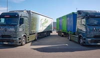 Empresas alemãs recebem os primeiros caminhões Mercedes-Benz eActros 600 para testes