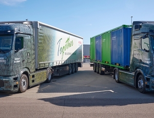 Empresas alemãs recebem os primeiros caminhões Mercedes-Benz eActros 600 para testes