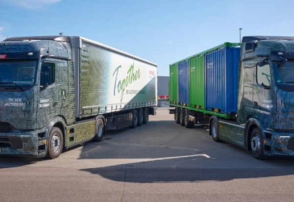 Empresas alemãs recebem os primeiros caminhões Mercedes-Benz eActros 600 para testes