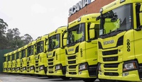 AMAGGI recebe primeiros caminhões Scania movidos a B100 para sua frota