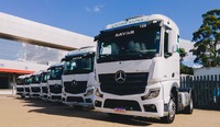 Corelog adquire oito caminhões extrapesados Mercedes-Benz Actros 