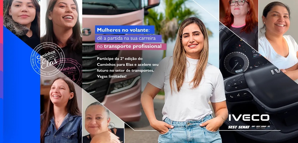 Programa Caminhos para Elas da IVECO avança na inclusão de caminhoneiras