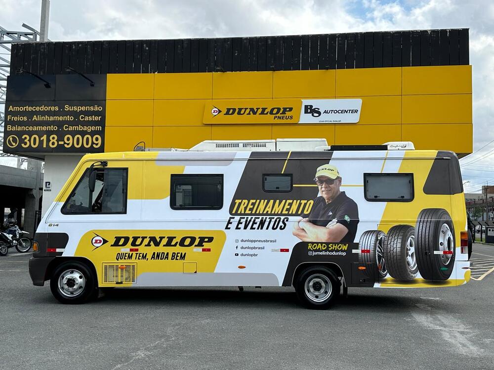 Influenciador roda sul do país e leva Dunlop para todos os cantos