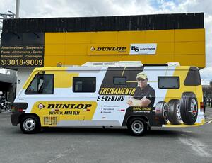 Influenciador roda sul do país e leva Dunlop para todos os cantos