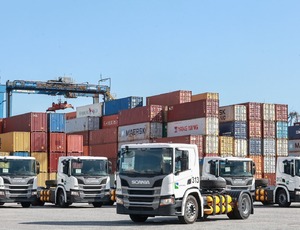 Tecon Santos é o 1º terminal com caminhões a gás