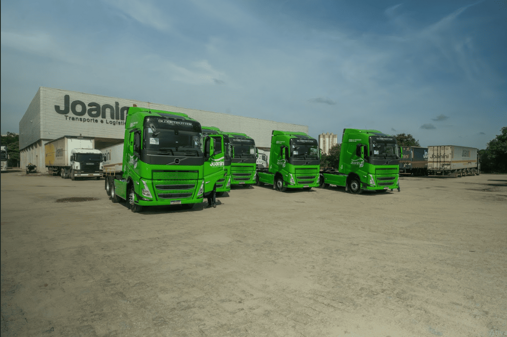Joanini investe R$ 9 milhões e adquire 10 novos caminhões Volvo