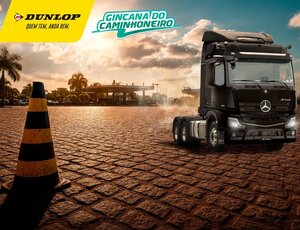 Dunlop valoriza caminhoneiros e participa da Gincana 2025