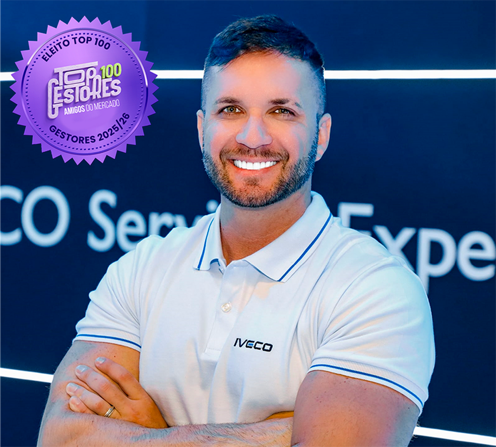 Gustavo Hollatz, da IVECO, é reconhecido entre os Top 100 Gestores 2025/2026